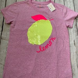 New crewcuts lemon tee